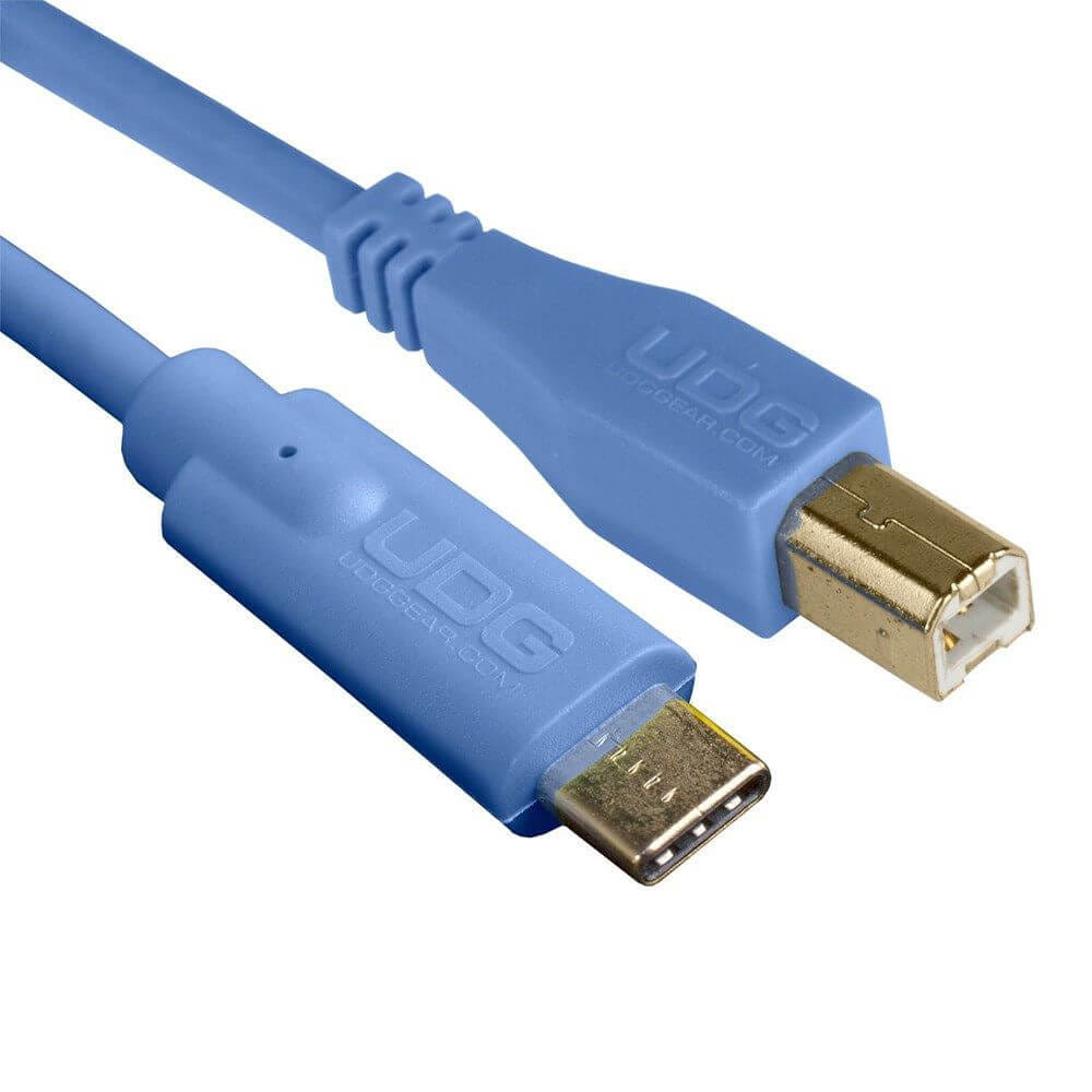 สาย UDG ULTIMATE AUDIO CABLE USB 2.0 (USB C TO USB B) ความยาว 1.5 เมตร สีฟ้าอ่อน_2